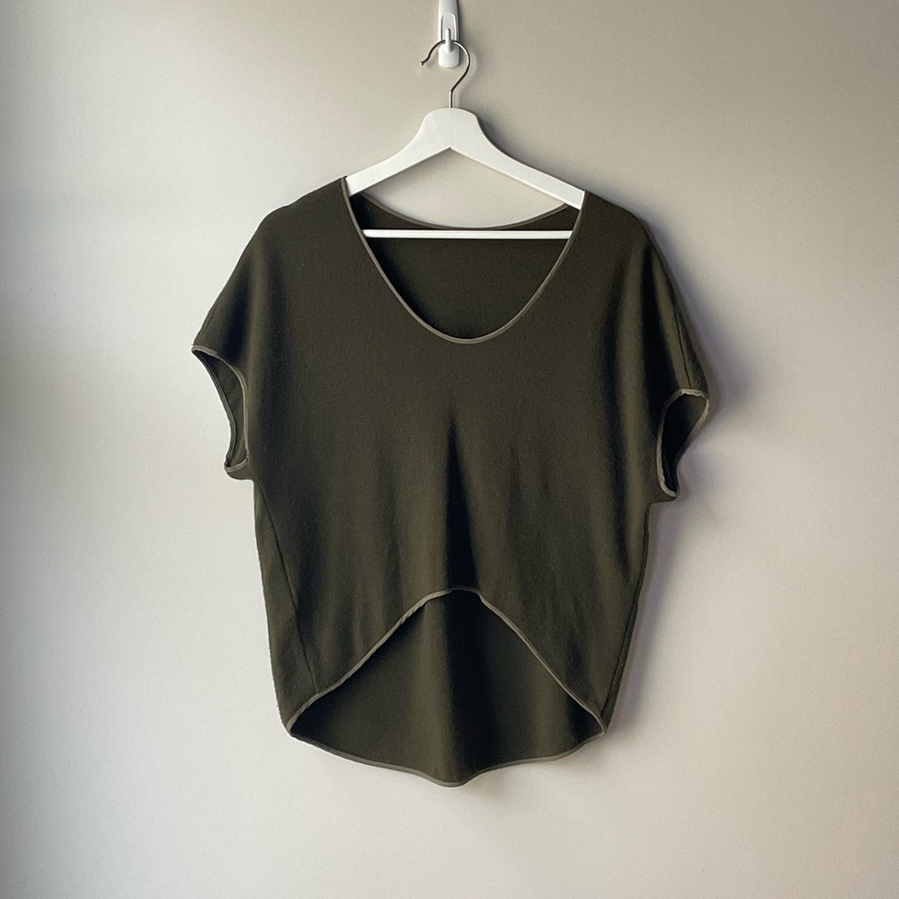 Crop David Peck Crop Top Olive Green XL